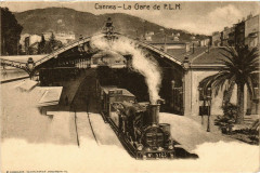 Cannes - La Gare de P.L.M. à Cannes