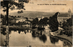 Le Lac et l'Eglise de Saint-Sixte