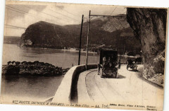 Route de Nice a Monaco -La Baie d'Ezé à Nice