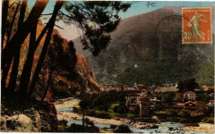 Breil Vue d'ensemble et la Vallée -
													06 Alpes Maritimes
												
