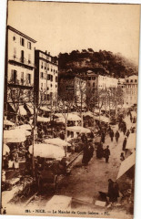 Nice - Le marche du cours à Nice
