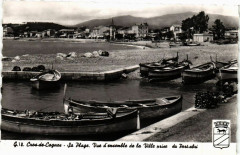 Cros-de-Cagnes - Sa plage vue d'ensemble