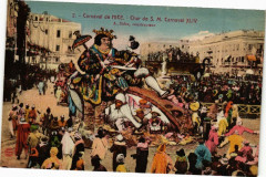 Carnaval de Nice - Char de S. M. Carnaval à Nice