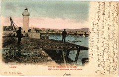 Cannes - Vue de sémaphore sur la ville à Cannes