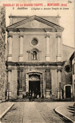 Antibes L'eglise - Ancien temple de diane à Antibes