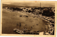 Juan-les-Pins - Vue d'ensemble de la plage