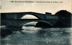 Env. de Grenoble - Les Ponts de Claix et le Drac à Grenoble