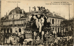 Carnaval de Nice 1914 - Grand Bal Populaire sur la Place Masséna à Nice