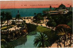 Nice - Les Jardins du Roi Albert Ier et le Palais de la Jetée à Nice