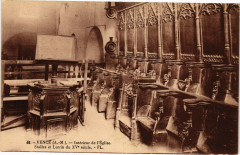 Vence - Interieure de l'eglise à Vence