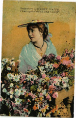 Bouquetiére de la Cote d'Azur - Flower-girl of the Azure Coast