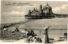 Nice - Jetée-Promenade - Blanchisseuses - Embouchure du Paillon à Nice