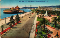 Nice - Le Jardin Public et la Jetée-Promenade à Nice