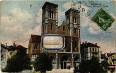 Bourgoin - Place Carnot et l'Eglise -
													38 Isère
												