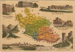 Vaucluse - Map - Town Scenes - Small Sized Card -
													84 Vaucluse
												