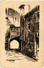 Saint-Saturnin - La rue des Boucheries