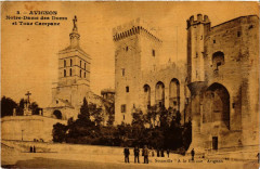 Avignon - N.-D. des Doms et Tour Campane à Avignon