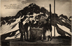 Col du Galibier (2658 m) - La Table d'orientation - Le Grand ...