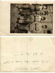 Carte photo A la sorti. Le 23.10.1923