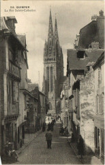 Quimper - La rue Sainte-Catherine à Quimper