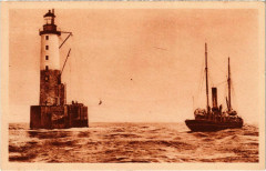 Phare d'Armen - Transbordement d'un Gardien