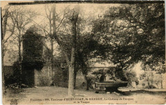 Saint-Herbot - Le Chateau de Rusquec et la Vasque