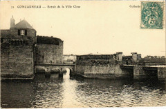 Concerneau- Entree de la Ville Close France