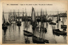 Concerneau- Aspect du Port pendant la peche France