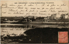 Concerneau- La Plage des Sables Blancs, vue generale France