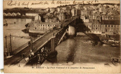 Brest- Pont National et le Quartier de Recouvrance France à Brest