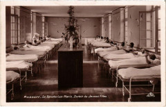 Roscoff- Sanatorium Marin Dortoir de Jeunes Filles France à Roscoff