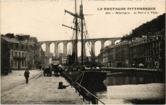Morlaix- Le Port et le Viaduc France à Morlaix
