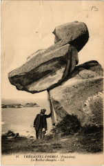 Tregastel - Primel (Finistere) - Le Rocher décupité
