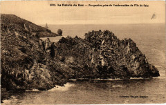 La Pointe du Raz - Perspective prise de l'embarcadere de l'Ile