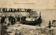 Pen-Bron - Arrivée du Canot-Automobile