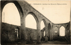 Penmarc'H - Intérieur des Ruines de l'Eglise de Kerity