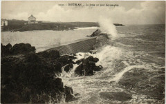 Douelan - La Jetée un jour de tempete