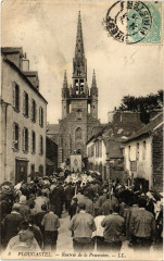 Plougastel-Rentrée de la Procession