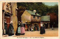 Ma douce Bretagne - La Sortie de l'Eglise