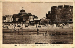 Saint-Malo La grande Plage France à Saint-Malo
