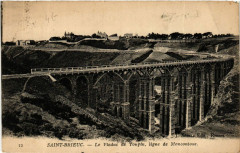 Saint-Brieuc - Le Viaduc de Toupin - ligne de Moncontour à Moncontour