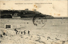 Trestraou - Plage et Route de La Clarie