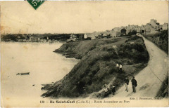 Saint-Cast - Route descendant au Port -
													22 Côtes d'Armor
												
