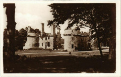 Chateau de Kergounadeach - Vue prise du Parc