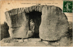 Carte postale ancienne Trébeurden - Rocher la chaise du curé
																	 à Trébeurden
								
