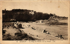 Etables - La Plage du Moulin vers la Pointe