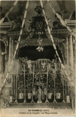 Le Yaudet - Interieur de la Chapelle - La Vierge couchée
