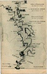 Carte Cotes-du-Nord -
													22 Côtes d'Armor
												