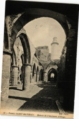 Pointe Saint-Mathieu-Ruines de l'ancienne Abbaye