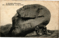 Carte postale ancienne Ploumanach - La Tête de Mort
                                                                     à Perros-Guirec
                                